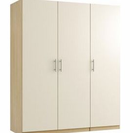 Form Oak Effect 3 Door Wardrobe
