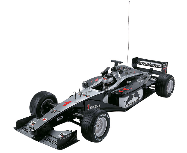 1 Racing Car Black and White