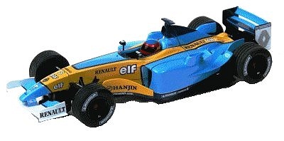 Formula 1 Scalextric Renault 2003 race car - F.Alonso Ltd Ed 7-000pcs