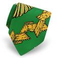 Green Pasta Printed Silk Tie