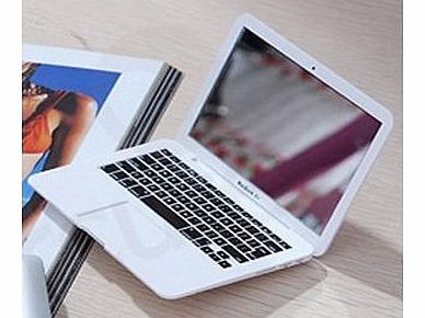 Forti Mini SILVER GRAY faux Apple Macbook Air Notebook Beauty Makeup Cosmetic Compact Pocket Face Mirror