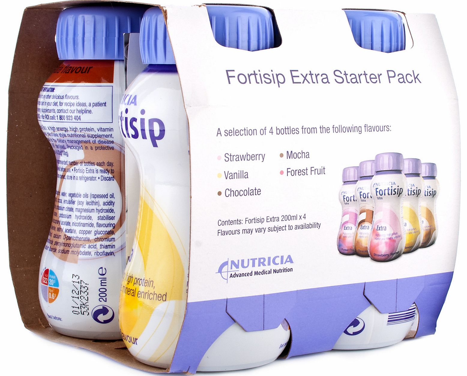 Fortisip Extra Feeding Supplement Starter Pac