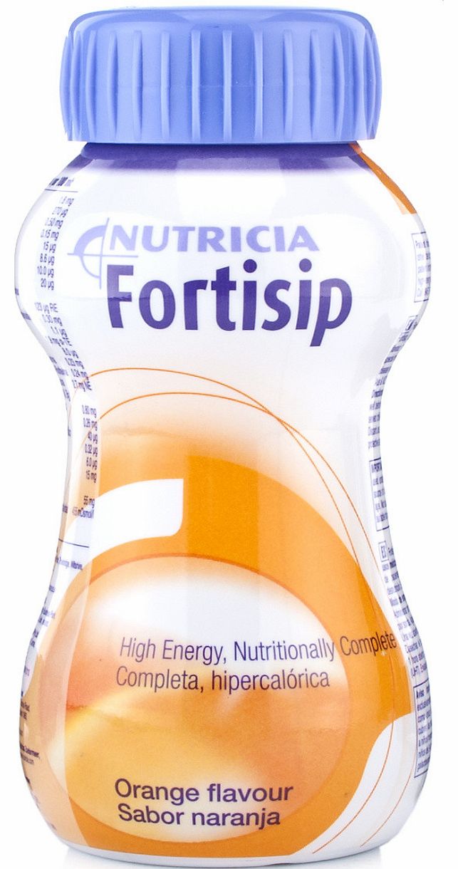 Fortisip Feeding Supplement Bottle Orange