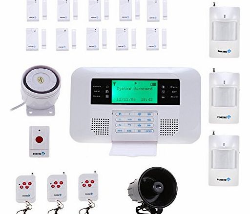 Fortress Security Store (TM) GSM-B Wireless Cellular GSM Home Security Alarm System DIY Kit with Auto Dial