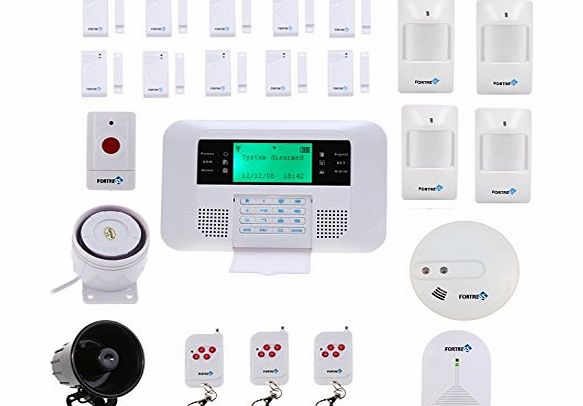 Fortress Security Store (TM) GSM-F Wireless Cellular GSM Home Security Alarm System DIY Kit with Auto Dial