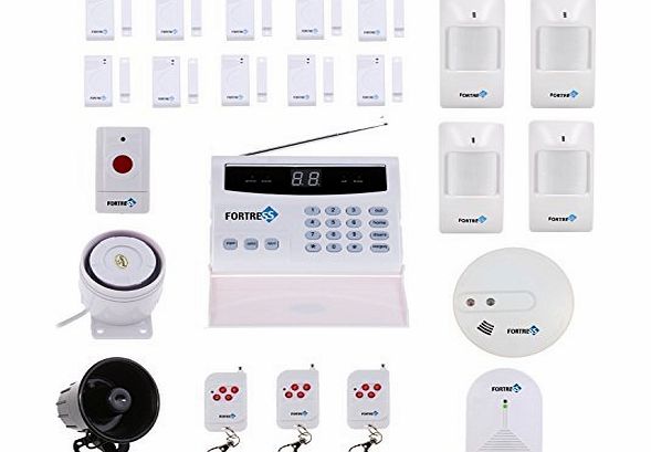 Fortress Security Store (TM) S02-F Wireless Home Security Alarm System DIY Kit with Auto Dial   Outdoor Siren