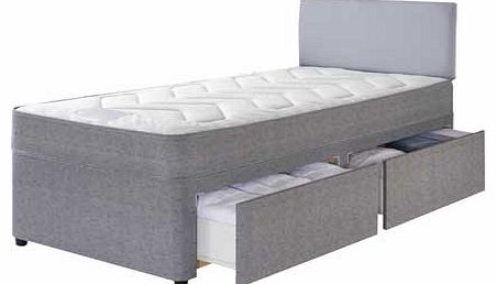 Forty Winks Truro Ortho Single 2 Drw Divan Bed