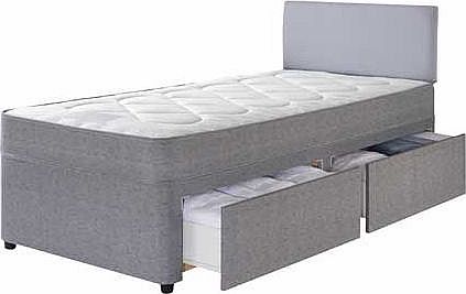 Forty Winks Truro Zoned Single 2 Drw Divan Bed