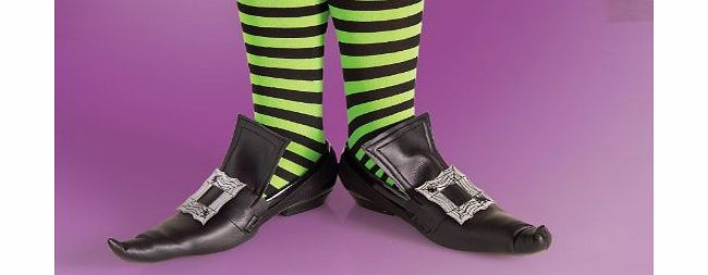 Forum Child Witch Shoe Covers Silver