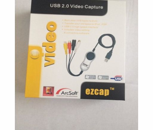 Forward Video EzCAP 116 USB 2.0 Video Capture Device. Convert Video Audio from VHS, V8, Hi8, All Camcorders, Video Recorder, DVD player, Satellite TV, Freeview etc. Capture xbox360 