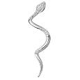 Forzieri 18K White Gold Diamond Snake Pendant