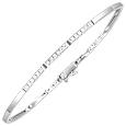 Forzieri 18K White Gold Diamond Tennis Bracelet