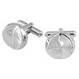 Forzieri ATH Collection 2 Points Round Cufflinks