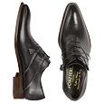 Forzieri Black Italian Handcrafted Leather Oxford Dress Shoes
