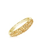 Phantasya Line - Gold Swarovski Crystal Band Ring