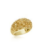 Phantasya Line - Gold Swarovski Crystal Wide