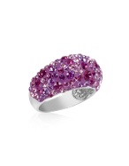 Phantasya Line - Purple Swarovski Crystal Wide