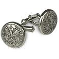 Forzieri Dandy - Sterling Silver Giglio Cuff Links