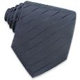 Dark Blue Classic Extra-Long Woven Silk Tie