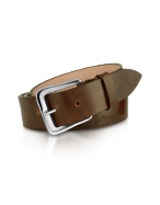 Forzieri Dark Brown Genuine Leather Belt