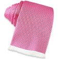 Forzieri Derby - Pink and White Checked Woven Silk Tie