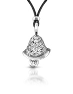 Forzieri Diamond Mini Bell Charm 18k Gold Pendant