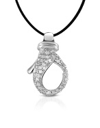 Forzieri Diamond Pave Lobster-claw Clasp 18K Gold Pendant