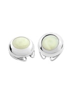 Forzieri Enamel and Silver Plated Button Covers