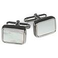 Forzieri Evergreen - Elegant Silver Plated Cuff Links