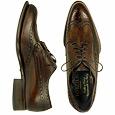 Forzieri Italian Handcrafted Brown Wingtip Oxford Shoes