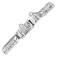 Forzieri Luggage Silver Plated Tie Clip