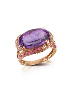 Medici - Amethyst and Sapphire Diamond 18K Gold