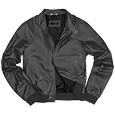 Forzieri Men` Black Italian Genuine Leather Bomber Jacket