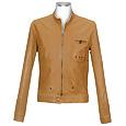 Forzieri Men` Brown Zip Genuine Leather Jacket