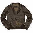Forzieri Men` Dark Brown Italian Genuine Leather Bomber Jacket
