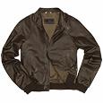 Forzieri Men` Dark Brown Italian Genuine Leather Bomber Jacket