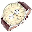 Forzieri Montecristo Brown Leather Chronograph