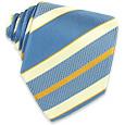 Forzieri Multi-color Bands Textured Silk Tie