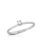 Princess - 0.04 ct Prong-Set Diamond Solitaire