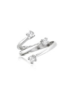 Princess - 0.215 ct Three-Stone Diamond 18K Gold