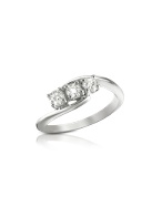 Princess - 0.315 ct Three-Stone Diamond 18K Gold