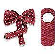 Forzieri Red Polkadot Pre-tied Bowtie