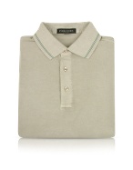 Sand Classic Cotton Pique Polo Shirt