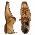 Forzieri Sand Italian Handcrafted Leather Lace-up and Strap Shoes