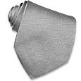 Silver Ceremony Silk Extra-Long Tie