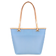 Forzieri Small Italian Tote Jelly Bag with Leather Trim
