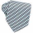 Small Squares Geometric Extra-Long Woven Silk Tie