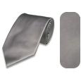 Forzieri Solid Grey Extra-Long Tie