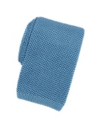 Solid Knit Silk Narrow Sox Tie