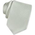 Forzieri Solid Silver Childrenand#39;s Fine Silk Tie